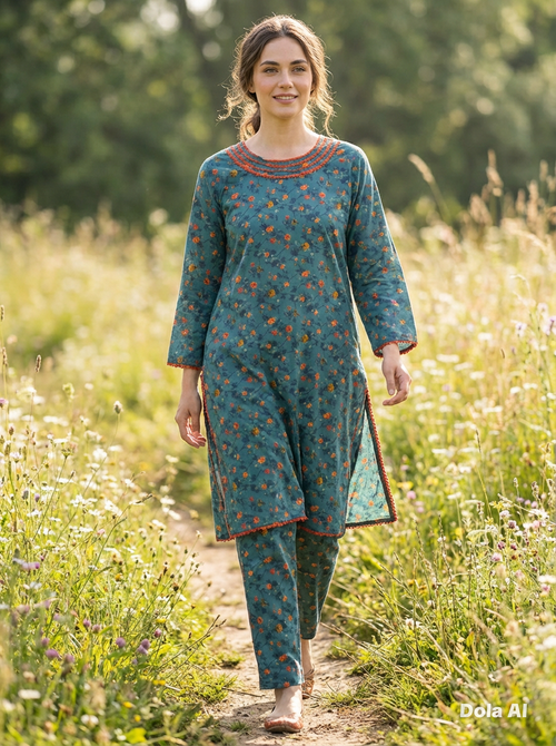 Noor's 2pc Merina Fabric Winter 25-26