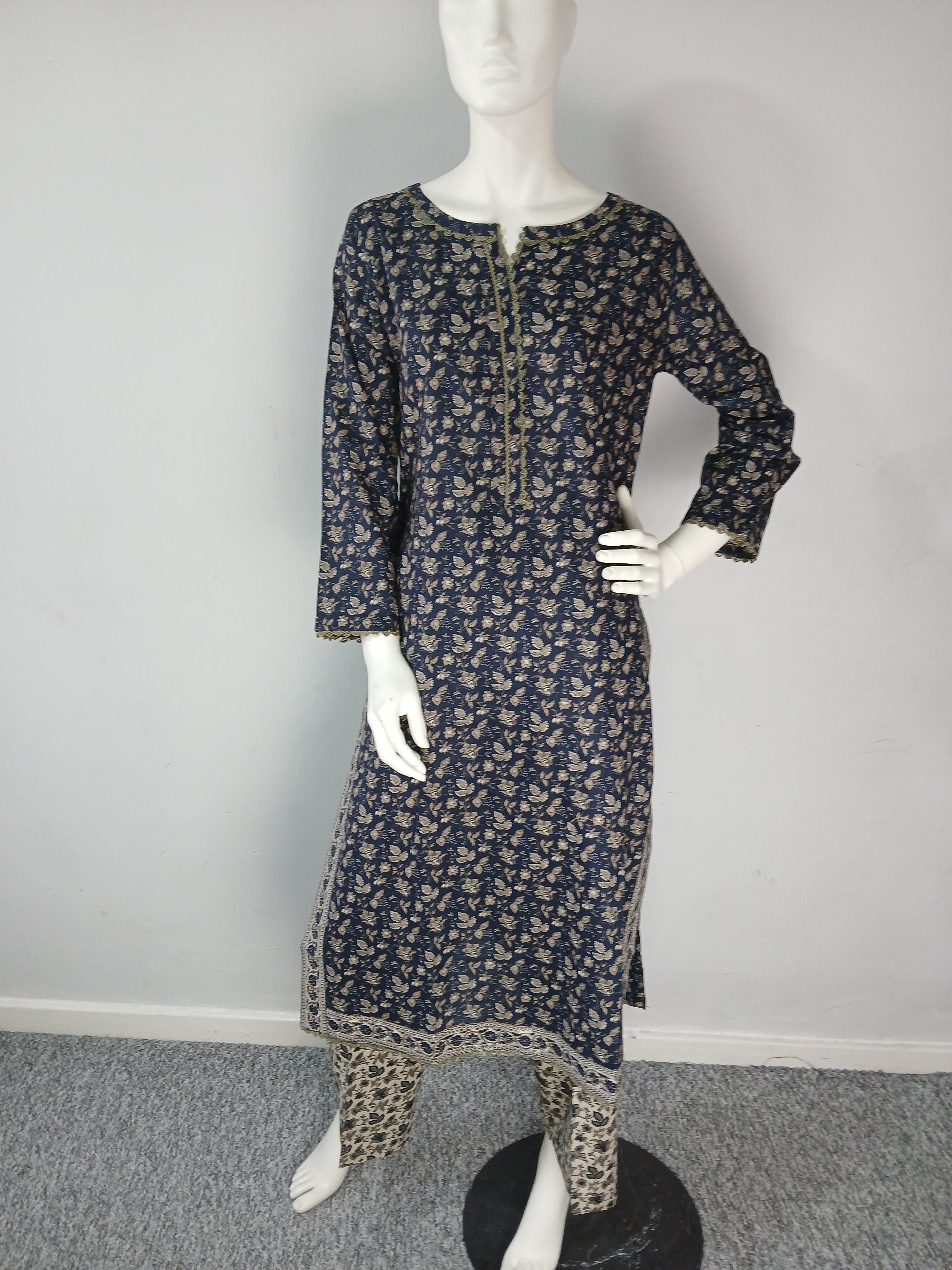 Bin Saeed 3pc Printed Lawn Suit B-S 2330