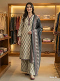 Bin Saeed 3PC Printed Suit B-S 0460