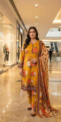 Gul Jee Bakht Collection 3pc Digital Printed Linen GJ 11